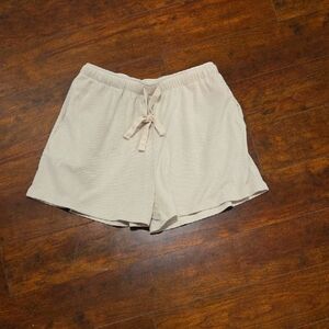Women's Cream Shorts